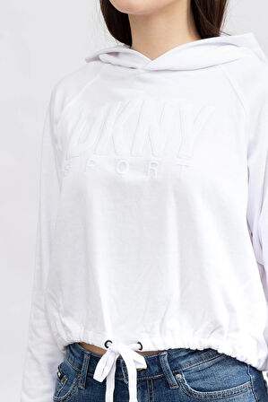 Terry Kadın Kapüşonlu Sweatshirt | L