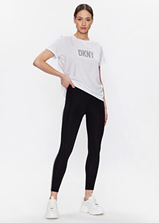 Kadın Logo Baskılı T-Shirt-Beyaz | XS