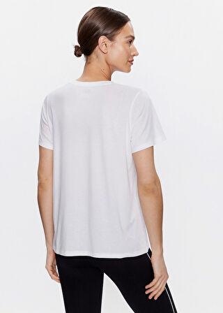 Kadın Logo Baskılı T-Shirt-Beyaz | XS