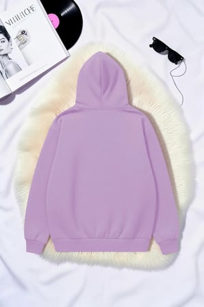 Unisex Dramatic Baskılı Oversize Hoodie Kapüşonlu Sweatshirt