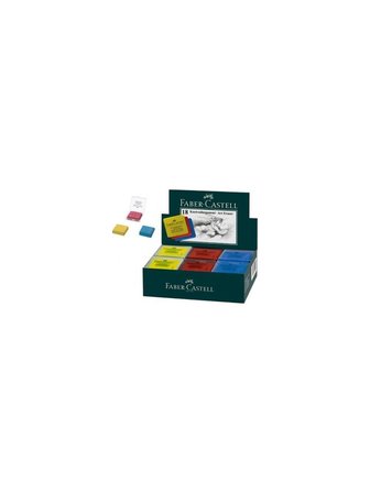 Faber-Castell Öğrenci Silgisi Hamur Renkli 18 73 21 (18 Li Paket)