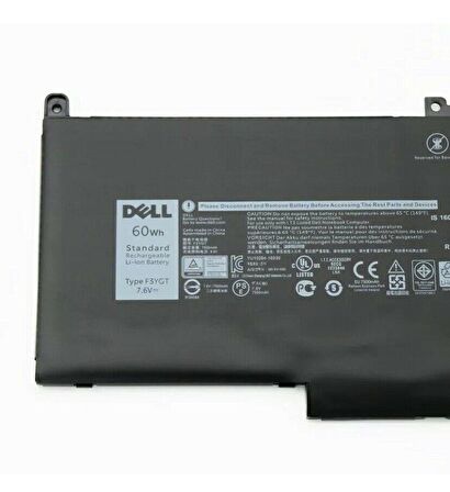 Dell latitude f3ygt e7480 e7490 e7280 e7290 e7380 e7390 batarya