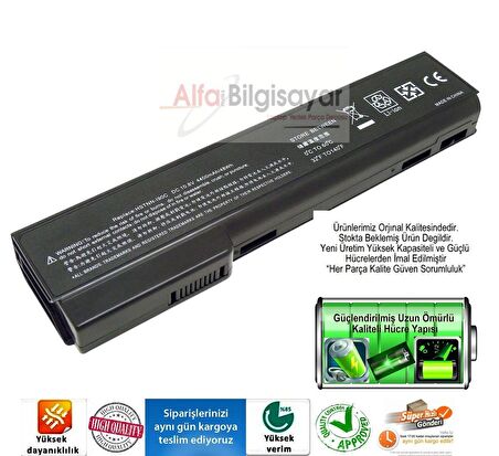 HP ProBook 6360b 6460b 6560b 6470b 6570b 8570p cc06 Batarya Pil