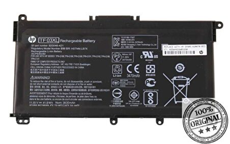 HP TF03XL 14-BF 14-bp 14-BK 15-CC 15-CD 15-CK 14-cd Batarya