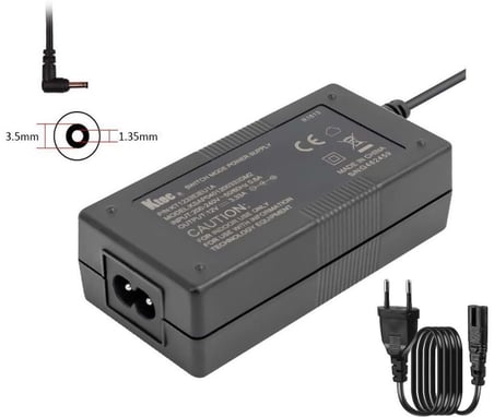 Casper C350 3.5 x 1.35 mm, 3.5x1.35mm 12v 3A Adaptör Şarj Cihazı