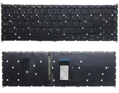Acer Sf315 A315 A515 N17c4 N18q13 N19c1 N19c2 N19c3 N19h1 ışıklı Klavye Tuş Takımı
