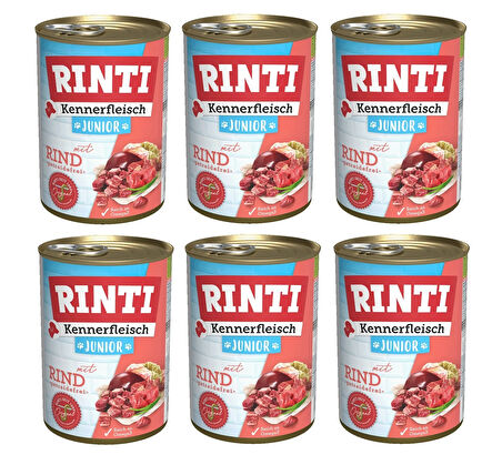 Rinti Dana Etli Gurme Yavru Köpek Konservesi 400 Gr. X 6 Adet