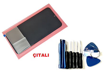 Tkgz Samsung Galaxy M21 (SM-M215F) Lcd Ekran Dokunmatik (ORJİNAL ÇITALI TAMİR SETİ)