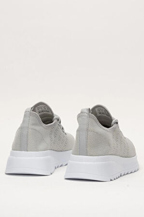 Kadın Ortopedik Taban Triko Günlük Spor Ayakkabı GRİ