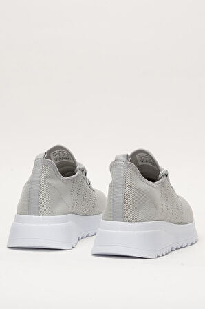 Kadın Ortopedik Taban Triko Günlük Spor Ayakkabı GRİ