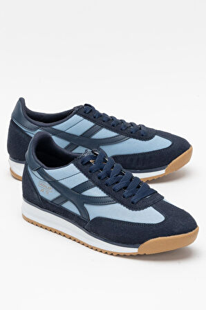 Kadın Denye Kumaş Günlük Spor Ayakkabı MAVİ