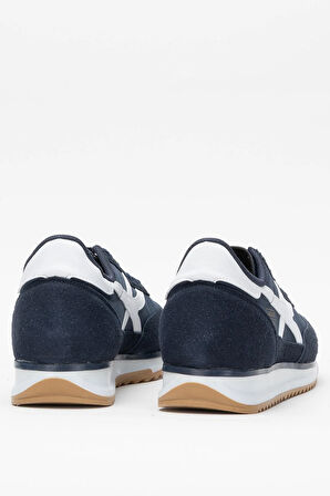 Kadın Denye Kumaş Günlük Spor Ayakkabı LACİVERT