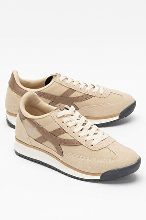 Kadın Denye Kumaş Günlük Spor Ayakkabı BEJ
