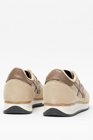 Kadın Denye Kumaş Günlük Spor Ayakkabı BEJ