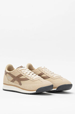 Kadın Denye Kumaş Günlük Spor Ayakkabı BEJ