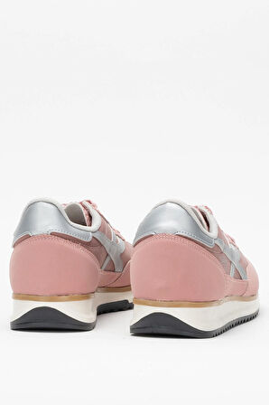 Kadın Denye Kumaş Günlük Spor Ayakkabı PUDRA