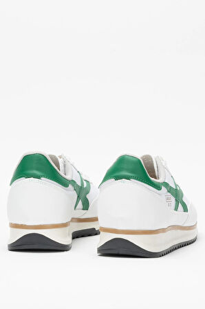 Kadın Denye Kumaş Günlük Spor Ayakkabı BEYAZ - YEŞİL