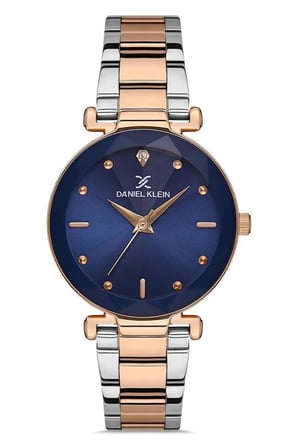 Yeni Model Kesme Camlı Çelik Bilezik Rose Gold/Metalik Kadın Kol Saati + Zirkon Taşlı Bileklik