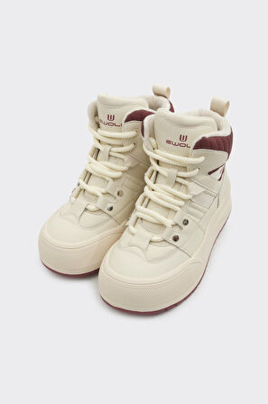 Bağcıklı Yüksek Taban Kadın Bot