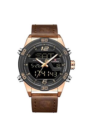 NAVİFORCE NF-9128M-BRWRS SPOR ŞIK ERKEK KOL SAATİ