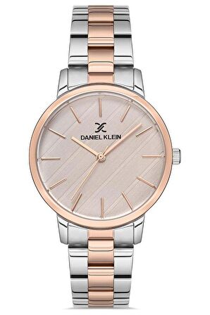 Daniel Klein Çelik Bilezik Rose Gold/Metalik Bayan Kol Saati + Bileklik