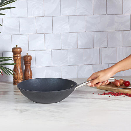 Karaca Biodiamond Pro Indüksiyon Tabanlı Wok Tava 28 Cm 2,8 Lt