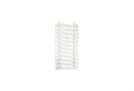 25,5 Cm Çift Geçme P.P. Dalgalı Savak Izgarası 1 Metre