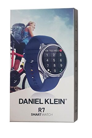 Daniel Klein Mavi Silikon Kayışlı Konuşma Özellikli Akıllı Saat