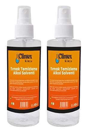 Clintex Kimya Tırnak Temizleme Alkol Solventi 2x200 Ml