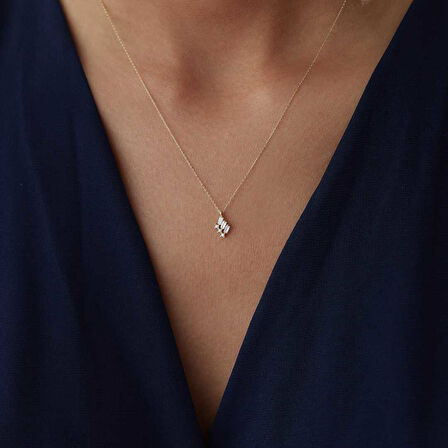 Mini Üçlü Baget Kolye