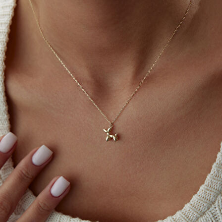 Minimal Köpek Kolye