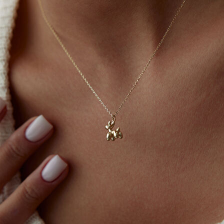 Minimal Köpek Kolye