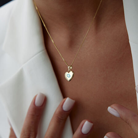 Fortuna Amulet Kalp Kolye