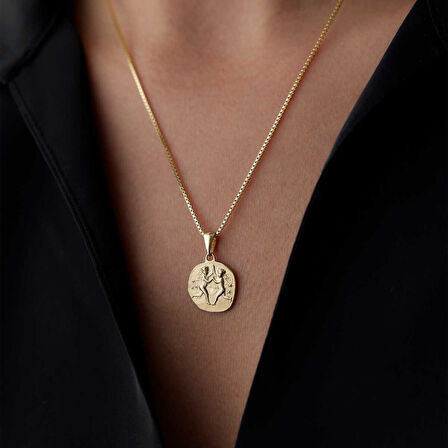 İkizler Burcu Plaka Kolye