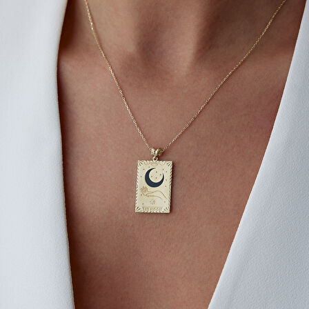 The Moon Tarot Kolye