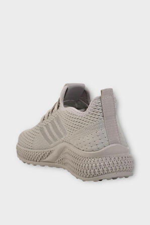 Kadın Hafif Hava Alabilen Triko Spor Ayakkabı BEJ