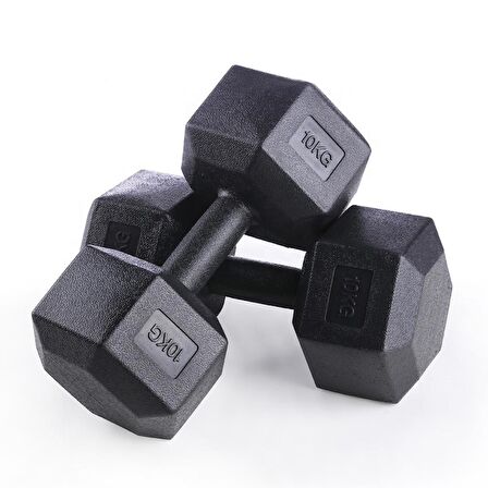 Leyaton 10 Kg X 2 Adet 20 Kg Dambıl Seti, Dumbell Set Dumbell 2x10 kg