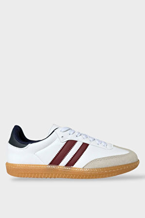 Kadın Hafif Comfort Spor Ayakkabı BEYAZ - BORDO