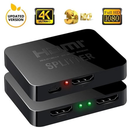 4533 2 Port Hdmi Switch Splitter Ekran Çoklayıcı Çoğaltıcı