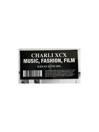Charli XCX - Music, Fashion, Film (Black Ice Glitter Viny ) - Plak