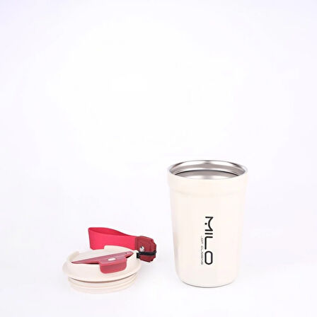 Milo Dery 350 ML Çelik Termos Mug Bej