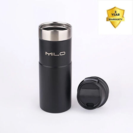 Milo The Quıx Daily Termos 500 ML Siyah