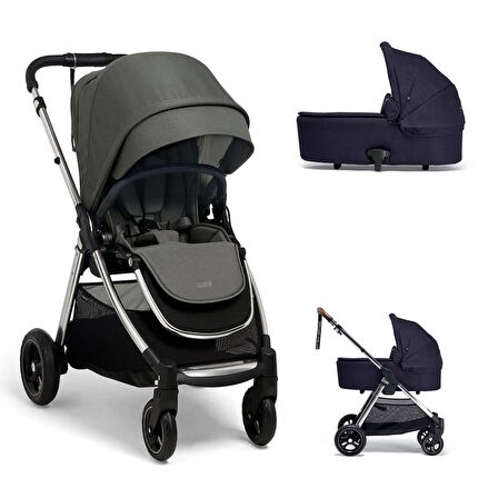 Mamas Papas Flip XT 3 Portbebeli Set Bebek Arabası Harbour Grey