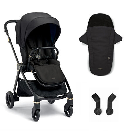 Mamas Papas Strada Cosmo Travel Sistem Bebek Arabası Black Diamond - Grey