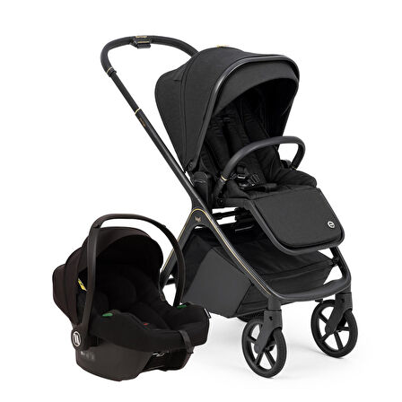 Bagi Heritage Black Cosmo Travel Sistem Bebek Arabası Black