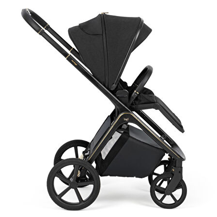 Bagi Heritage Black Cosmo Travel Sistem Bebek Arabası Black