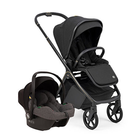 Bagi Heritage Grey Cosmo Travel Sistem Bebek Arabası Black