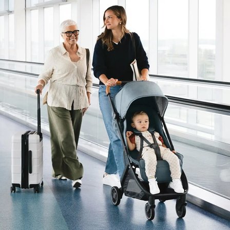 Uppababy Minu V3 Cosmo Travel Sistem Bebek Arabası Dillan - Black