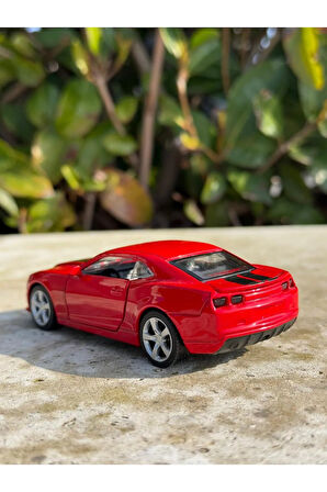 Chevrolet Camaro Kaput Bagaj Kapı Açılır Model Araba Diecast Oyuncak Araba Oyuncak Metal Araba 12cm