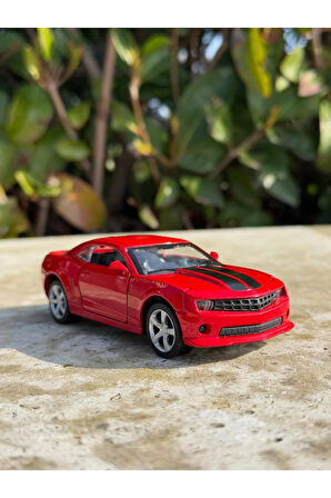 Chevrolet Camaro Kaput Bagaj Kapı Açılır Model Araba Diecast Oyuncak Araba Oyuncak Metal Araba 12cm